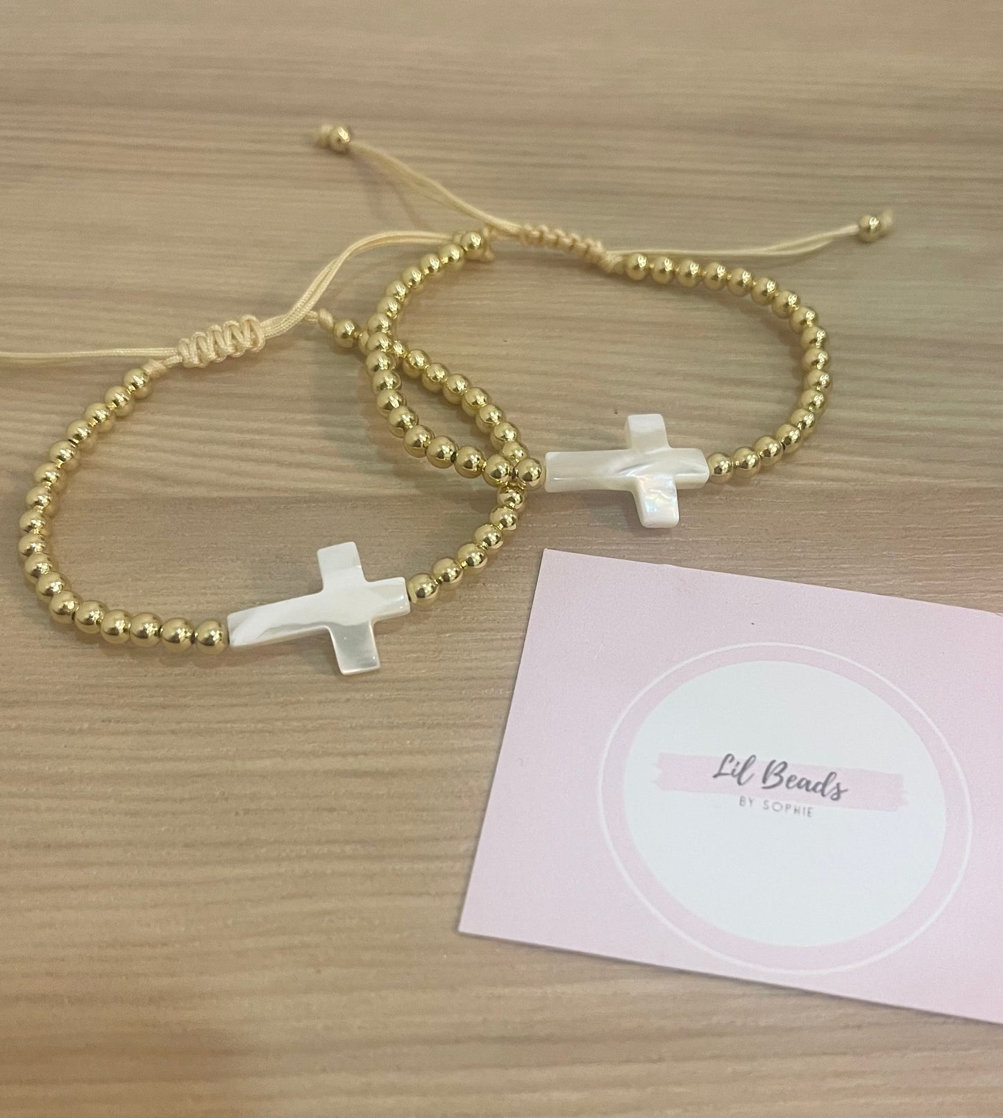 Golden Cross Bracelet