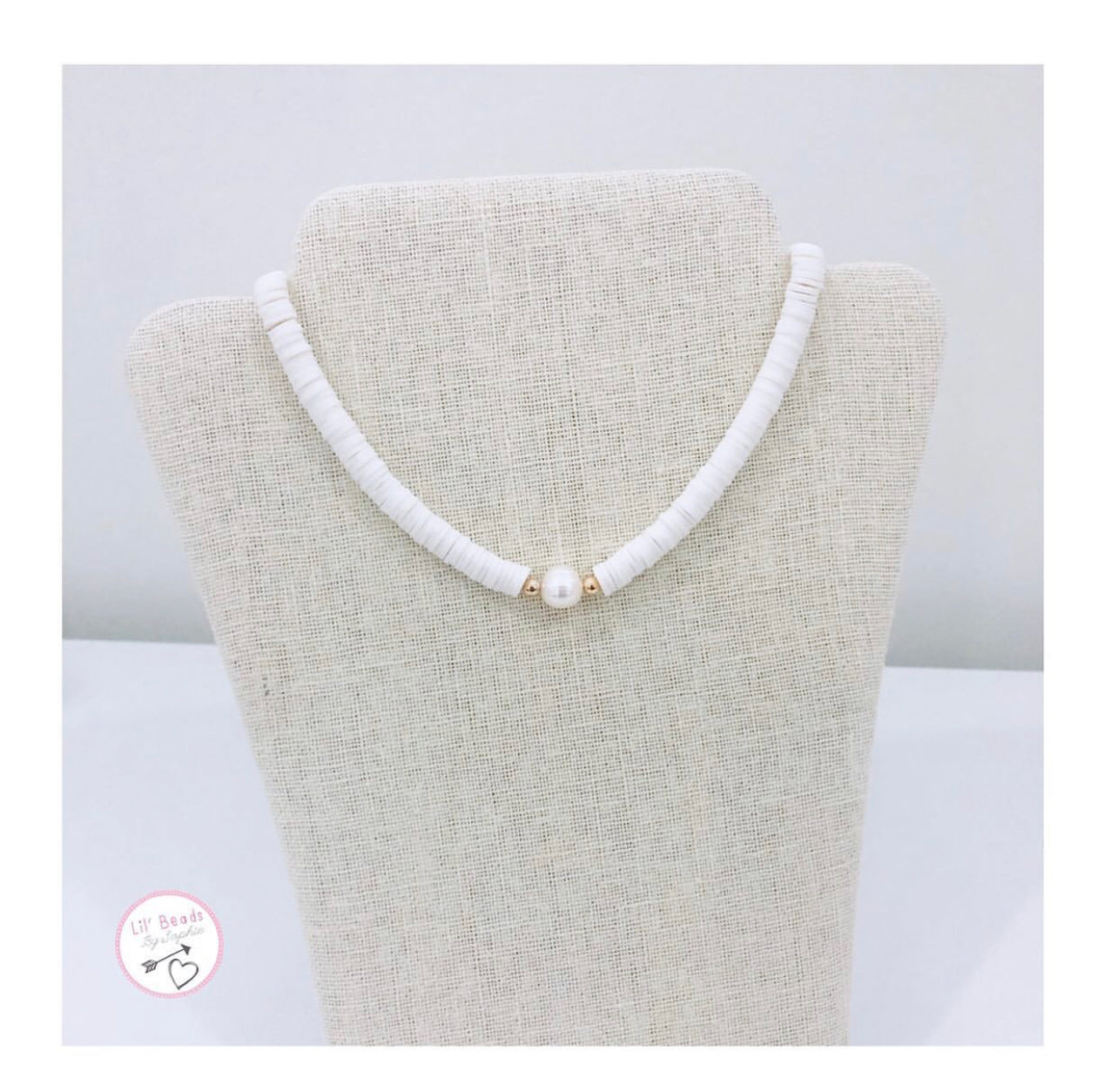 Cute White Pearl Necklace