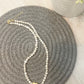 Golden Heart Pearl Necklace