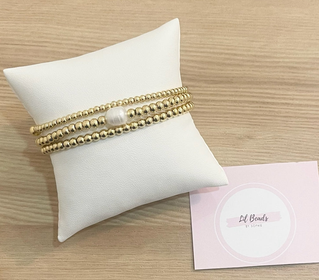 Golden Glow Stack Bracelet