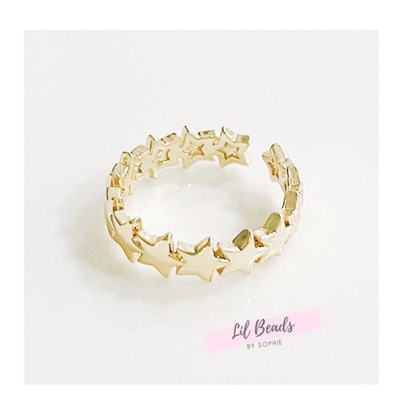 Golden Stars Ring