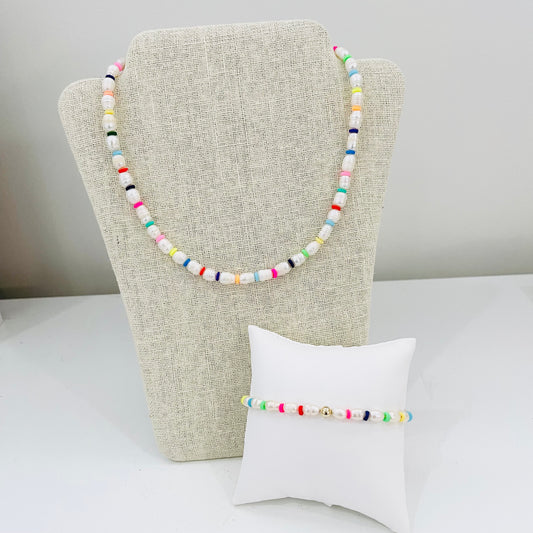 Pearl Colors Choker