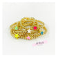Colorful Star Gold Beaded Bracelet